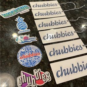Chubbies Stickers - Lot Of 11